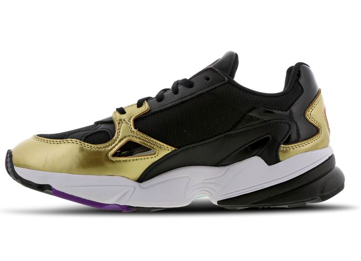 adidas falcon black gold